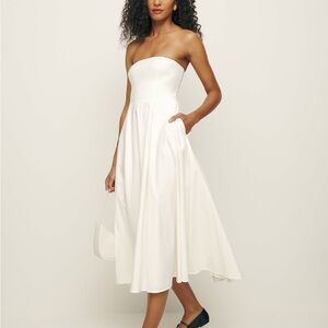 NWT Reformation Astoria Dress Ivory - Size 2